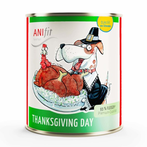 Hund Hundefutter Nassfutter Thanksgiving Day 810g 6 Stück -1- Anifit