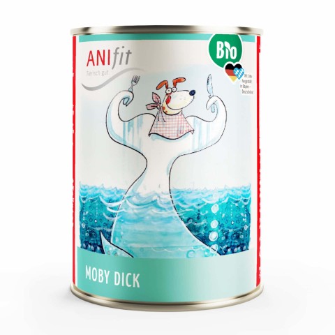 Hund Hundefutter Nassfutter BIO Moby Dick 400g 6 Stück -1- Anifit