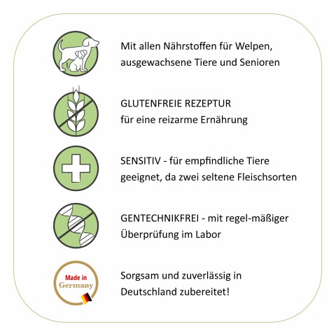 Hund Nassfutter RyDog Ziege&Pferd 400g 6 Stück -5- Anifit